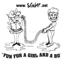 Slinker : Fun for a girl and a Boy