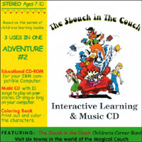 The Slouch In The Couch Childrens Corner Band : Interactive Learning & Music CD - Adventure #2