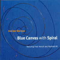 Andrew Sterman : Blue Canvas with Spiral
