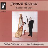 Luc Loubry  Talitman Rachel : French Recital  bassoon and harp