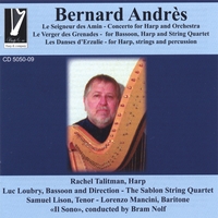 Bernard Andres : "le Seigneur Des Amin" Concerto For Harp And Orchestra, Rachel Talitman-harp