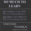 VINCENZO PANDOLFI: So Much To Learn
