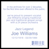 JOE WILLIAMS: Joe Williams Sings: Backed by a 24 Piece Orchestra