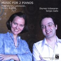 Zeynep Ucbasaran and Sergio Gallo : Music for 2 Pianos